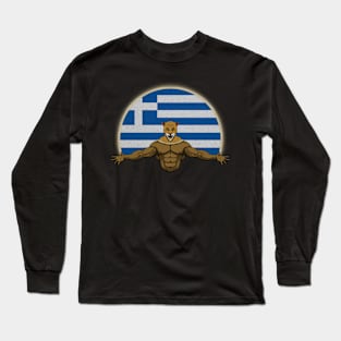 Cheetah Greece Long Sleeve T-Shirt